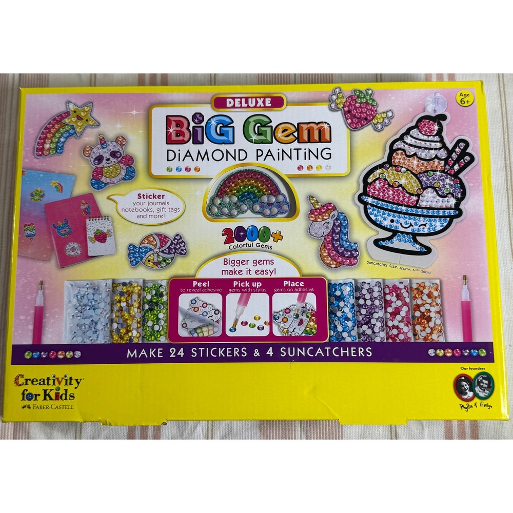Creativity for Kids Big Gem Diamond Painting Deluxe Kit 2000 Gems